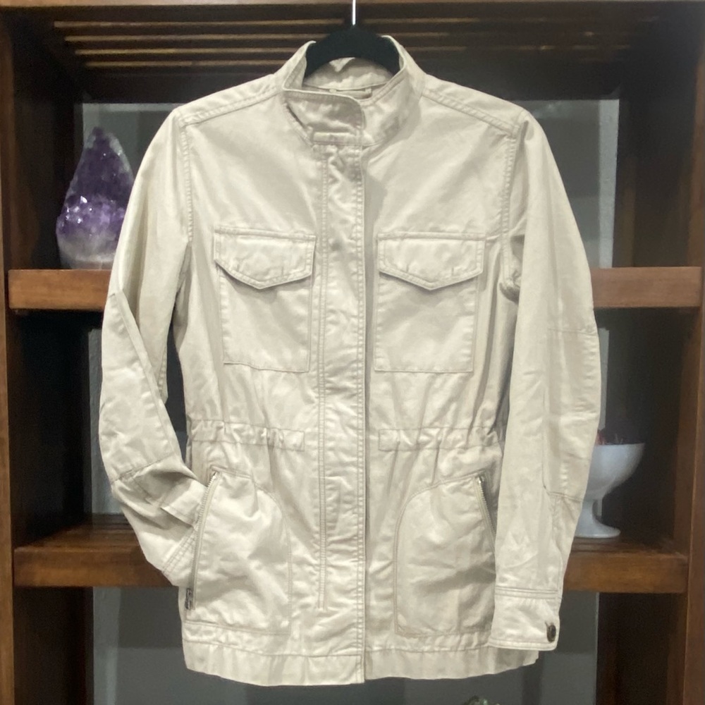 Gap Anorak Light Khaki Utility Jacket 0 2 XS